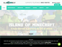 Tablet Screenshot of islandofhost.com
